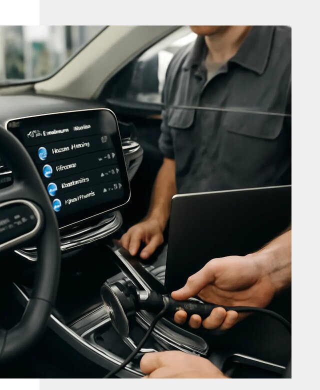 Установка приложений Geely для мультимедиа автомобиля в Владимире