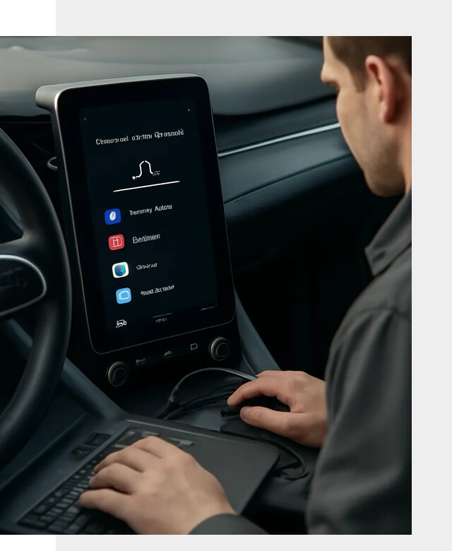 Установка приложений Lynk Co на автомобиль в Владимире